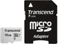 TRANSCEND SD microSD Card  16GB Transcend SDHC USD300S-A w/Adapter