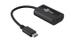 Goobay USB-C™ adapter, black, 0.2 m - USB-C™ male > V