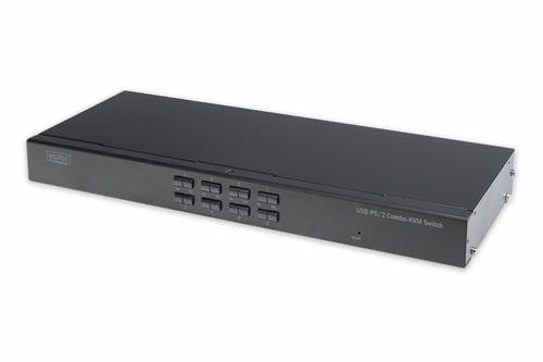 DIGITUS Pro 8-port Combo-KVM switch 1 user 8PCs IP (DS-23200-2)