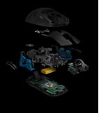 Logitech Gaming Mouse G Pro - Mus - høyre- og venstrehåndet - optisk - trådløs - LIGHTSPEED - USB trådløs mottaker (910-005272)