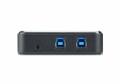 ATEN N US3324 2 x 4 USB 3.1 Gen1 Peripheral Sharing Switch - USB peripheral sharing switch - 4 x USB 3.1 Gen 1 - desktop (US3324-AT)