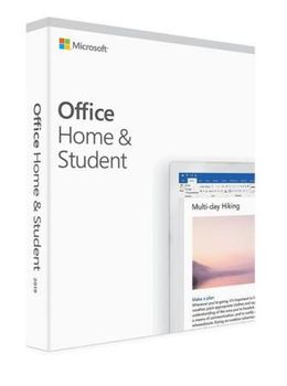 MICROSOFT OFFICE HOME AND STUDENT 2019 ENGLISH EUROZONE MEDIALESS LICS (79G-05033)