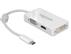 DELOCK Adapter USB Type-C™ male > VGA / HDMI / DVI female white