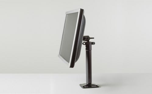 GAMBER-JOHNSON HEIGHT ADJUST DESKTOP MOUNT 17238 DECORATIVE BASE VESA 75 ACCS (7170-0587)