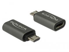 DELOCK USB 3.1 Gen 1 USB-C adapter 2.8cm Sort