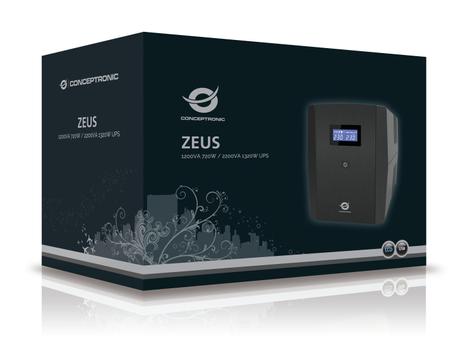 CONCEPTRONIC Zeus 2200Va 1320W Ups, Iec + (ZEUS04EM)