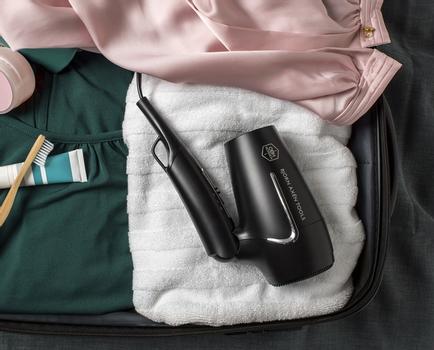 OBH NORDICA Björn Axén Tools Flow Travel Hårføner 1600 W, kompakt design, sammenleggbar hårføner, 2 varme- og hastighetsinnstillinger (5188)