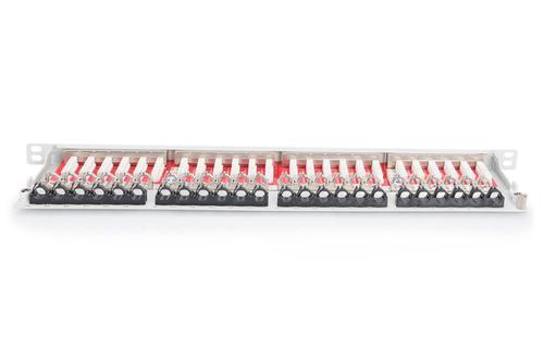 DIGITUS Pro Cat6a Class EA PatchPanel. Shielded (DN-91624S-SL-EA-G)
