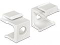 DELOCK Keystone cover white with 8 mm hole 4 pieces
