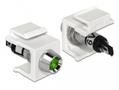 DELOCK keystone LED green 6 V white