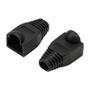 LOGILINK Modular RJ45 Plug Kabelschuh 6.5 mm schwarz 50 Stck (MP0064)