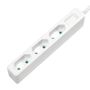 LOGILINK Steckdosenleiste 3-fach für Eurostecker, 1,5M weiß