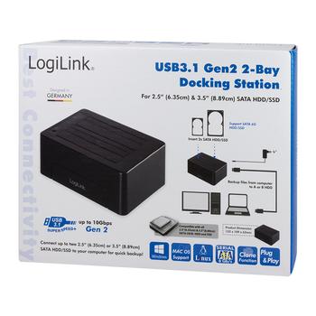LOGILINK USB 3.1 Quickport for 2,5" + 3,5" SATA HDD/SSD (QP0028)