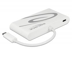 DELOCK USB Type-C 3.1 Docking Station HDMI 4K 30Hz +VGA +LAN +USB PD (87731)