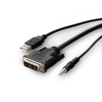 BELKIN DVI-D to HDMI High Retention KVM Combo Cable 10 (F1DN1CCBL-DH-10)