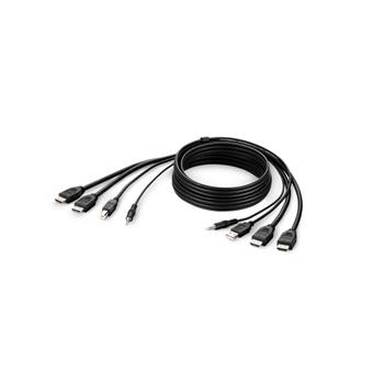 BELKIN Dual-Head HDMI to HDMI High Retention KVM Combo Cable 6 (F1DN2CCBL-HH-6)