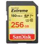 SANDISK Minneskort SDXC Extreme 256GB 150MB/s UHS-I