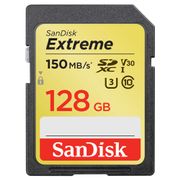 SANDISK SDXC Extreme 128GB 150MB/s UHS-I V30 U3 C10