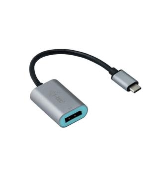 I-TEC Adap i-tec USB C auf Display Port Metal Adapter 1x DP 4K 60Hz Ultra HD kompatibel mit Thunderbolt3 (C31METALDP60HZ)