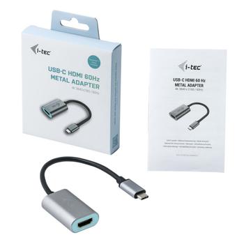 I-TEC USB-C METAL HDMI ADAPTER 60HZ CABL (C31METALHDMI60HZ)