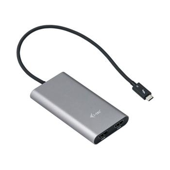 I-TEC THUNDERBOLT 3 DUAL HDMI 2X4K PORT ADAPTER WITH CABLE ACCS (TB3DUAL4KHDMI)