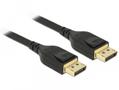 DELOCK DisplayPort cable 8K 60 Hz 1m DP 8K certified (85658)