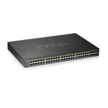 ZYXEL GS1920-48HPv2 52 Port Smart Managed PoE Switch 48x Gigabit Copper PoE and 4x Gigabit dual pers (GS192048HPV2-EU0101F)