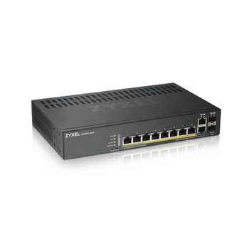 ZYXEL GS1920-8HPv2 10 Port Smart Managed Switch 8x Gigabit Copper and 2x Gigabit dual pers (GS1920-8HPV2-EU0101F)