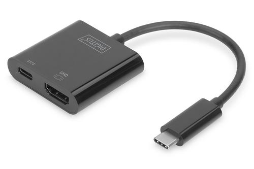 DIGITUS USB Type C to HDMI Adapter 4K/60Hz + USB (DA-70856)