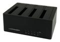 LC POWER LC-Power LC-DOCK-U3-4B, HDD, SSD, SATA, 2.5,3.5"", USB 3.0 Type-A, 5 Gbit/sek., Sort