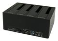LC POWER HD dock 2.5/3.5 LC-Power 4x SATA USB3 Clone, Hot-Swap. tooless (LC-DOCK-U3-4B)
