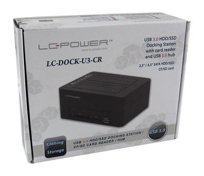 LC POWER LC-DOCK-U3-CR HDD docking station CF/SD card r (LC-DOCK-U3-CR)