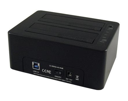 LC POWER LC-DOCK-U3-HUB HDD docking station (LC-DOCK-U3-HUB)