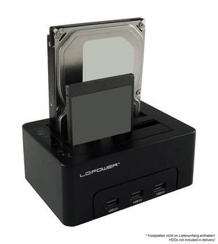 LC POWER LC-DOCK-U3-HUB HDD docking station (LC-DOCK-U3-HUB)