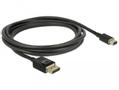 DELOCK Mini DisplayPort to DisplayPort cable 8K 60 Hz 2 m DP 8K certified (84928)