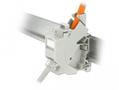 DELOCK Keystone Mounting for DIN rail dust cover Hus med modulær indsats Hvid (86292)