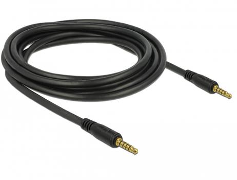 DELOCK Stereo Jack Cable 3.5 mm 5 pin male to male 3 m black (85698)