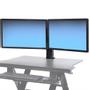 ERGOTRON WORKFIT DUAL MONITOR KIT BLACK DESK (97-934-085)