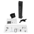 WORKFIT SINGLE LD MONITOR KIT BLACK DESK