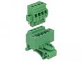 DELOCK Terminal block set for DIN rail 2 pin with screw lock (65931)