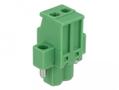 DELOCK Terminal block set for DIN rail 2 pin with screw lock (65931)