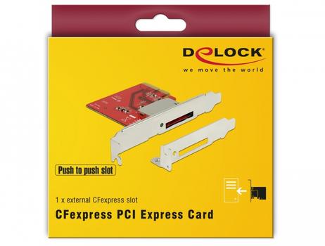 DELOCK PCI card> 1x ext. CFexpress slot (91748)