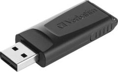 VERBATIM Slider, 16 GB, 2.0, USB Type-A-stik,  Glide, 8 g, Blå, Grøn, Rød