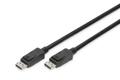 DIGITUS DisplayPort Cable DP. M/M. Black. 1.0m