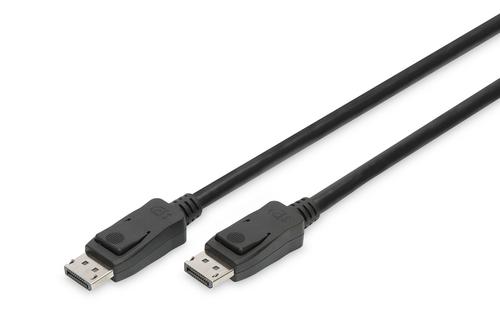 DIGITUS DisplayPort Cable DP. M/M. Black. 1.0m (AK-340106-010-S)
