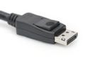 DIGITUS DisplayPort Cable DP. M/M. Black. 1.0m (AK-340106-010-S)