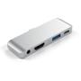 SATECHI USB-C Mobile Pro Hub - the perfect companion to your new iPad Pro - Silver