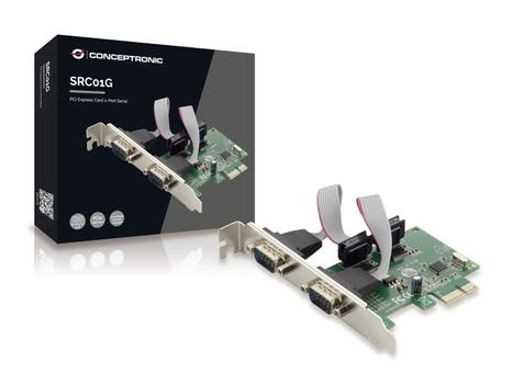 CONCEPTRONIC SRC01G Serielle 2-Port PCIe-Karte (SRC01G)
