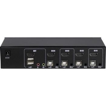 INTER-TECH As-41Ha Hdmi Kvm Switch Black (88887242)