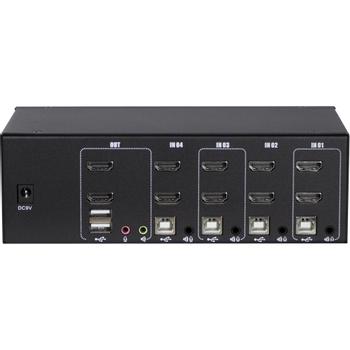 INTER-TECH As-42Ha Hdmi Kvm Switch Black (88887244)